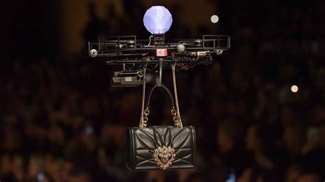 dolce gabbana drones|PSA: Drones Flew Handbags Down the Runway at .